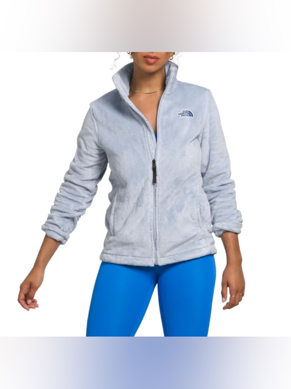 NWOT North Face Osito Dusty Periwinkle Fuzzy Jacket 💙
